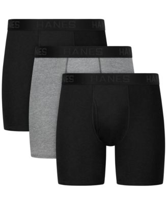 Мужские боксерские трусы-блендеры Hanes Ultimate Comfort Blend, 3 упаковки multi