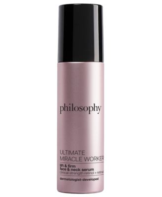 сыворотка для подтяжки и укрепления кожи лица и шеи philosophy Ultimate Miracle Worker, 1,6 унции, без цвета