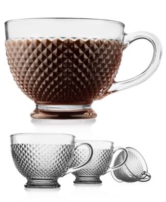 Большая кофейная кружка Godinger Scatter, набор из 4 предметов