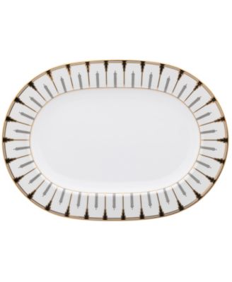 Золотое овальное блюдо Noritake Empire диаметром 16 дюймов