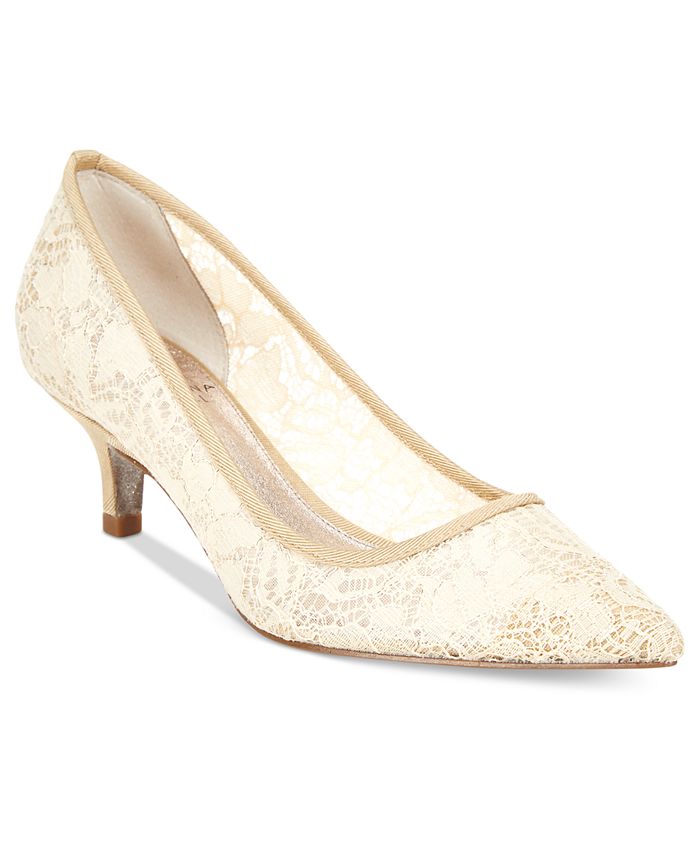 Adrianna Papell Lois Lace Evening Pumps &amp; Reviews Heels