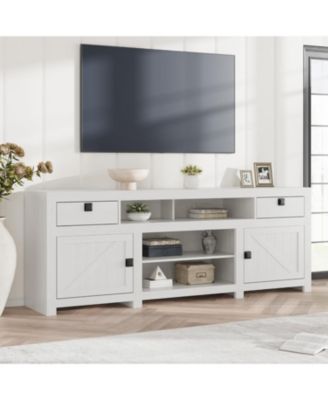 подставка для телевизора gaomon Farmhouse для телевизоров с диагональю экрана 75/80 дюймов, развлекательный центр 70,1