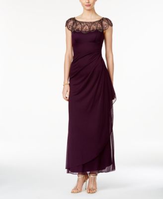 Xscape Purple Dress Best Sale, 56% OFF ...