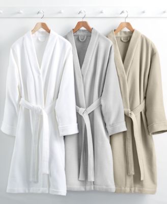 cotton waffle dressing gown womens