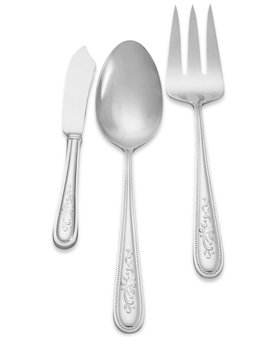 Lenox Opal Innocence 3 Piece Serving Set   Flatware & Silverware