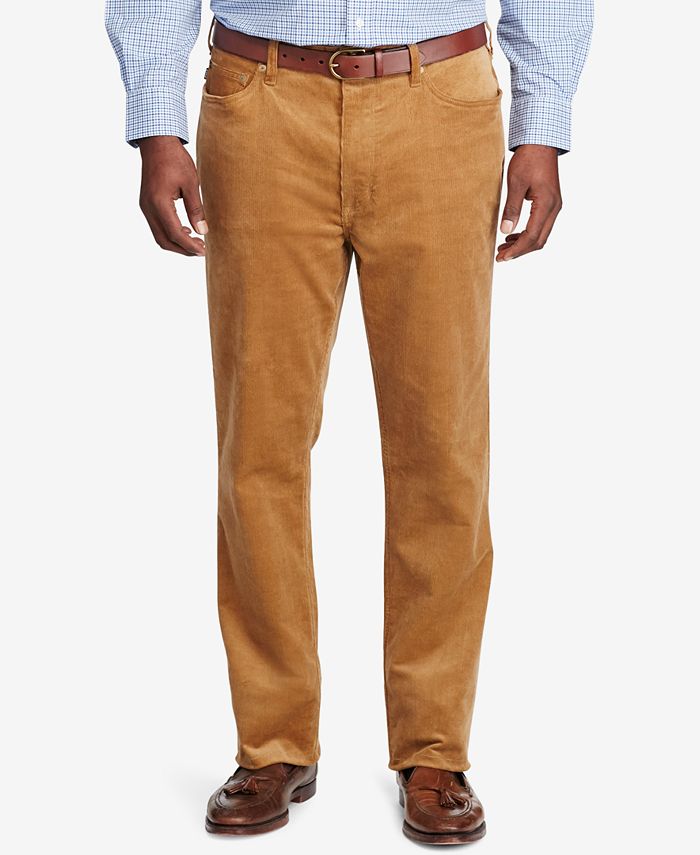Polo Ralph Lauren Men's Big & Tall Classic-Fit Stretch Corduroy Pants ...