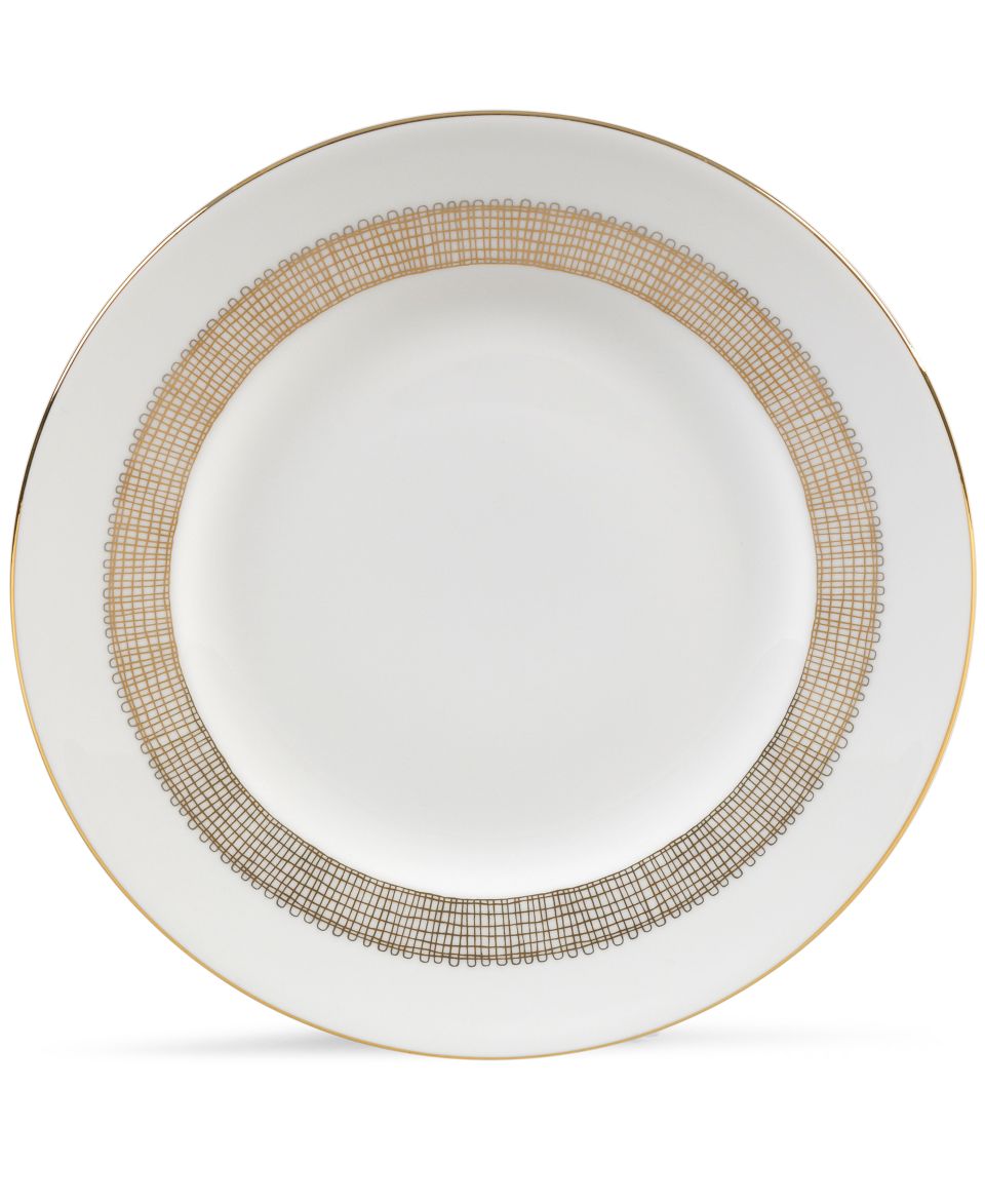 Vera Wang Wedgwood Gilded Weave Gold Dinner Plate   Fine China   Dining & Entertaining
