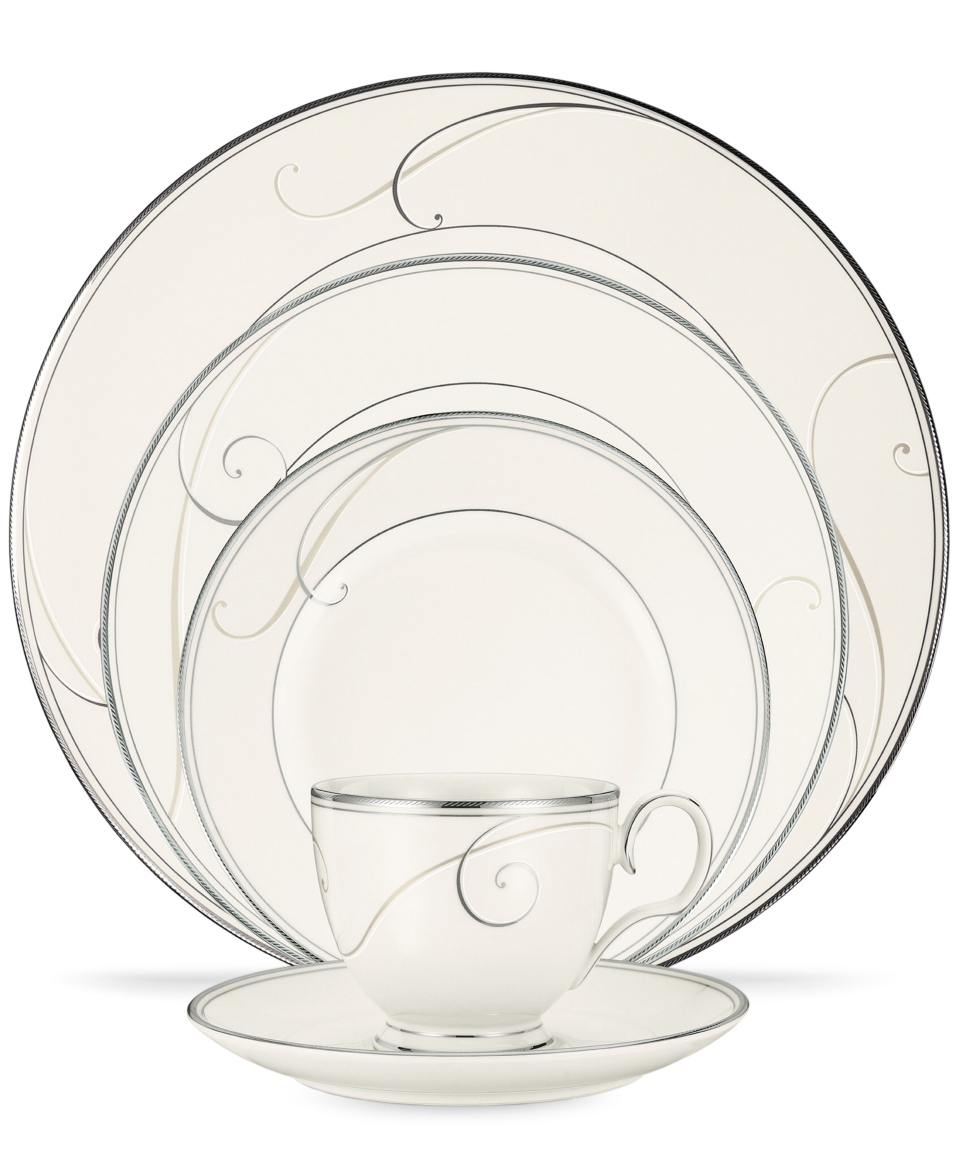 Noritake Dinnerware, Platinum Wave Collection   Fine China   Dining 