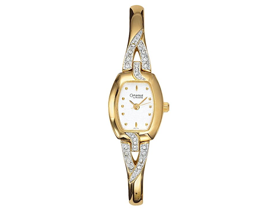 DKNY Watch, Womens Gold Ion Plated Stainless Steel Half Bangle