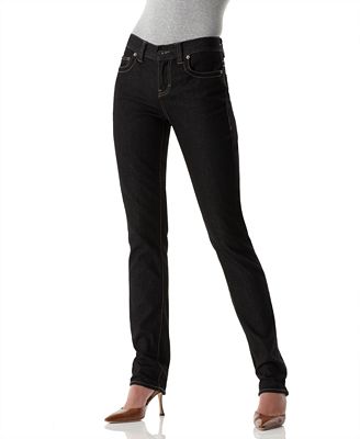 Calvin Klein Jeans, Skinny Stretch Jeans, Saturated Black Wash - Jeans ...