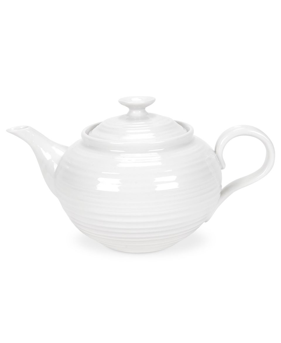 Lenox Dinnerware, Opal Innocence Carved Teapot   Fine China   Dining