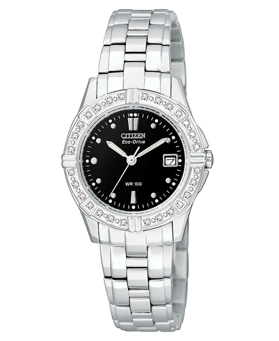 Citizen Watch, Womens Eco Drive Miramar Stainless Steel Bracelet