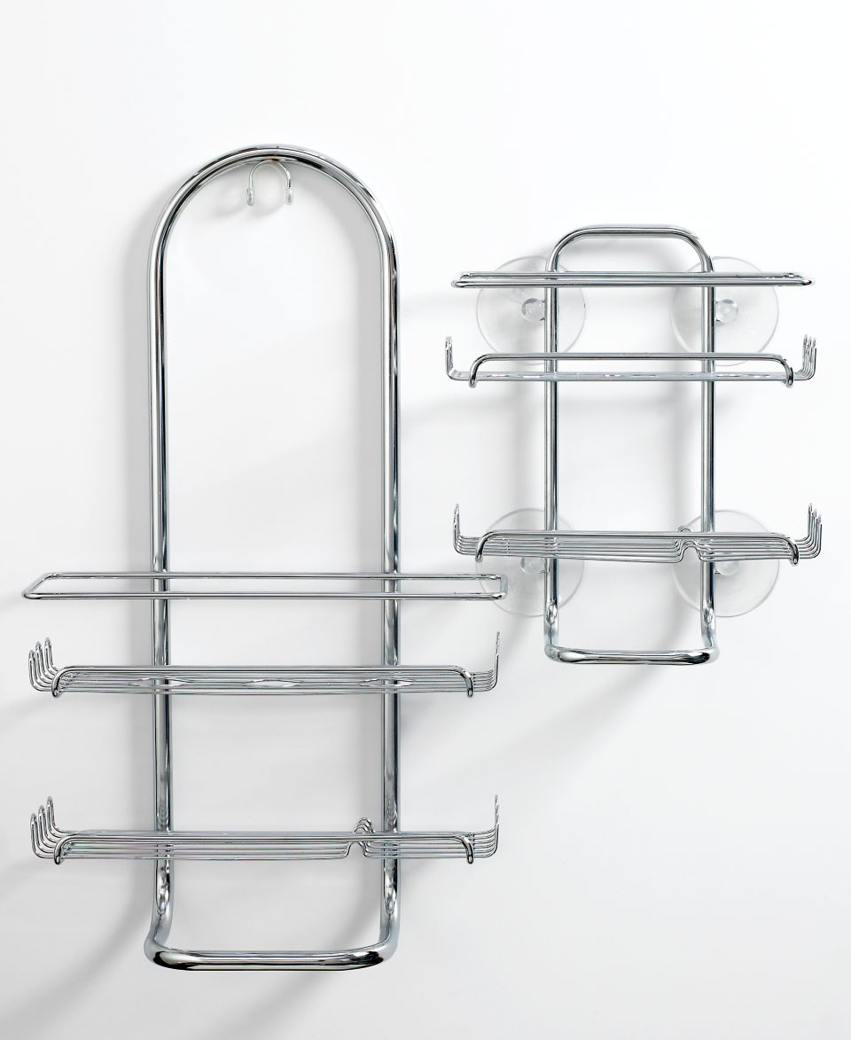 InterDesign Classico Suction Shower Shelves