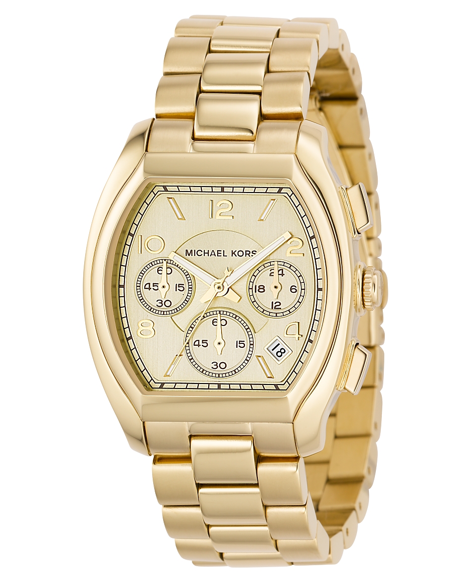 MICHAEL Michael Kors Watch, Womens Goldtone Ion Plated Stainless 