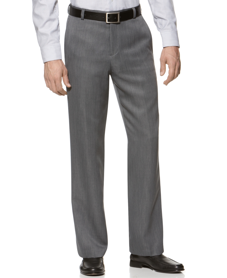 Kenneth Cole Reaction Dress Pants, Texture Stria Flat Front   Mens 