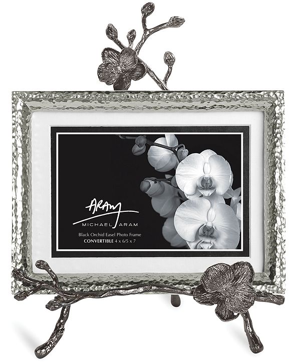 Michael Aram Black Orchid Easel Frame & Reviews Picture Frames Home