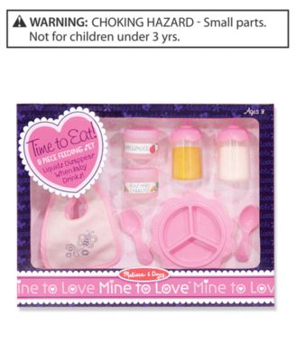 toy baby feeding set