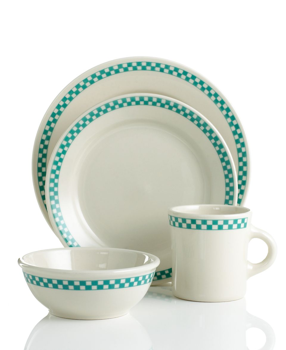 Homer Laughlin Dinnerware, Americas Original Diner Checked Collection