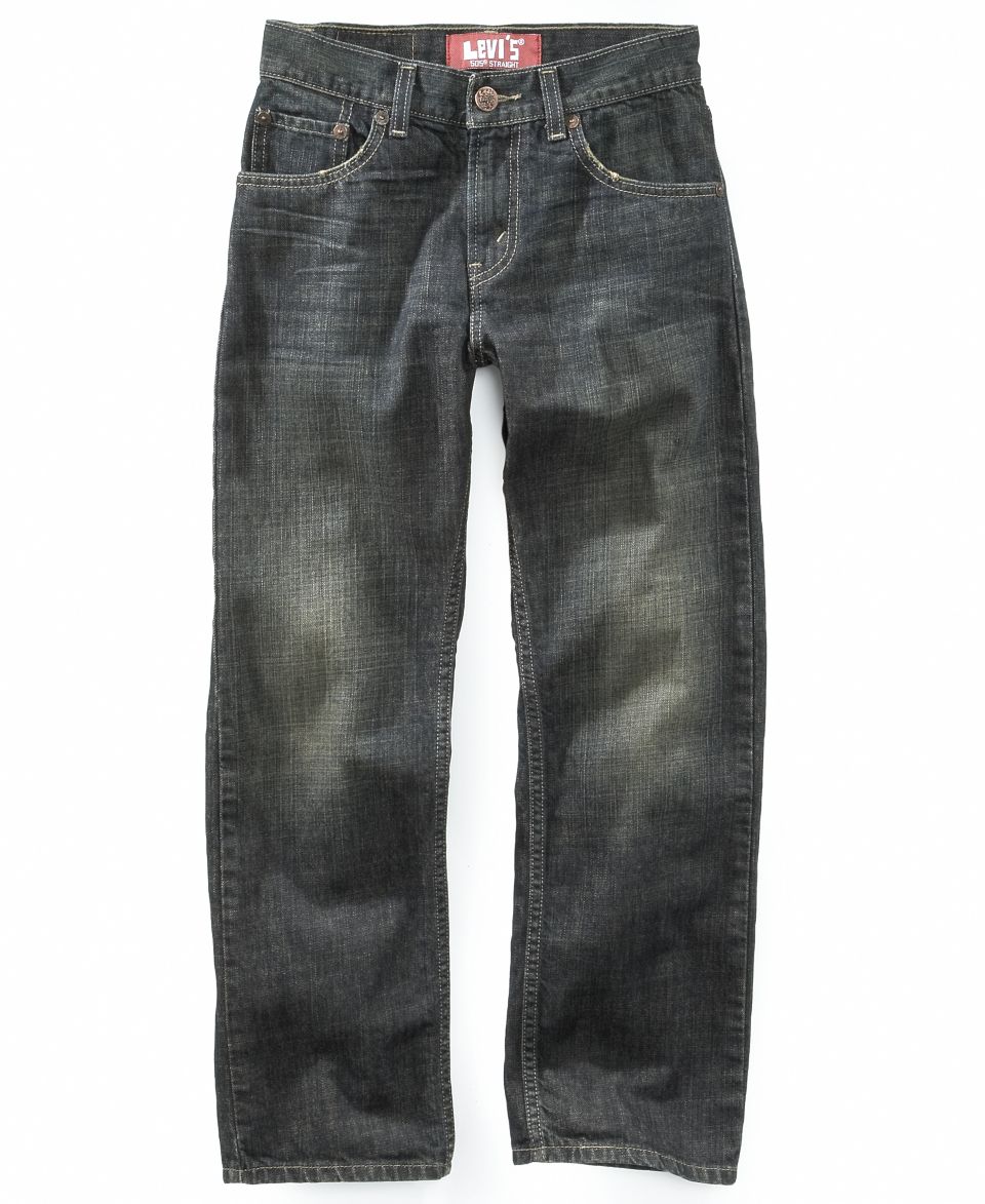 Levis Boys Slim 505 Straight Fit Jeans   Kids