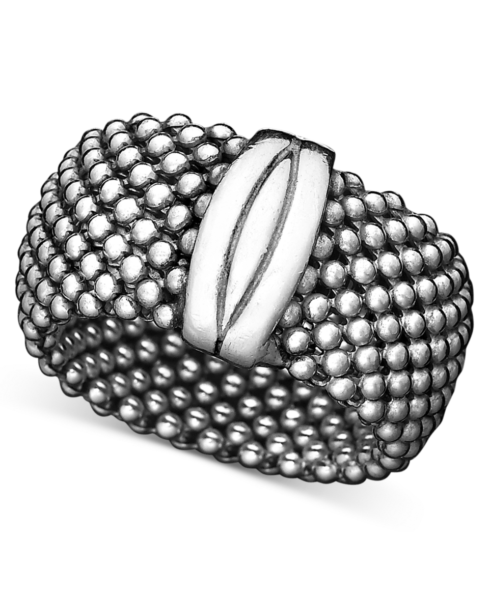 Sterling Silver Ring, Mesh   Rings   Jewelry & Watches