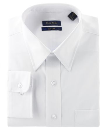 Club Room Dress Shirt, White Pinpoint - Dress Shirts - Men - Macy's