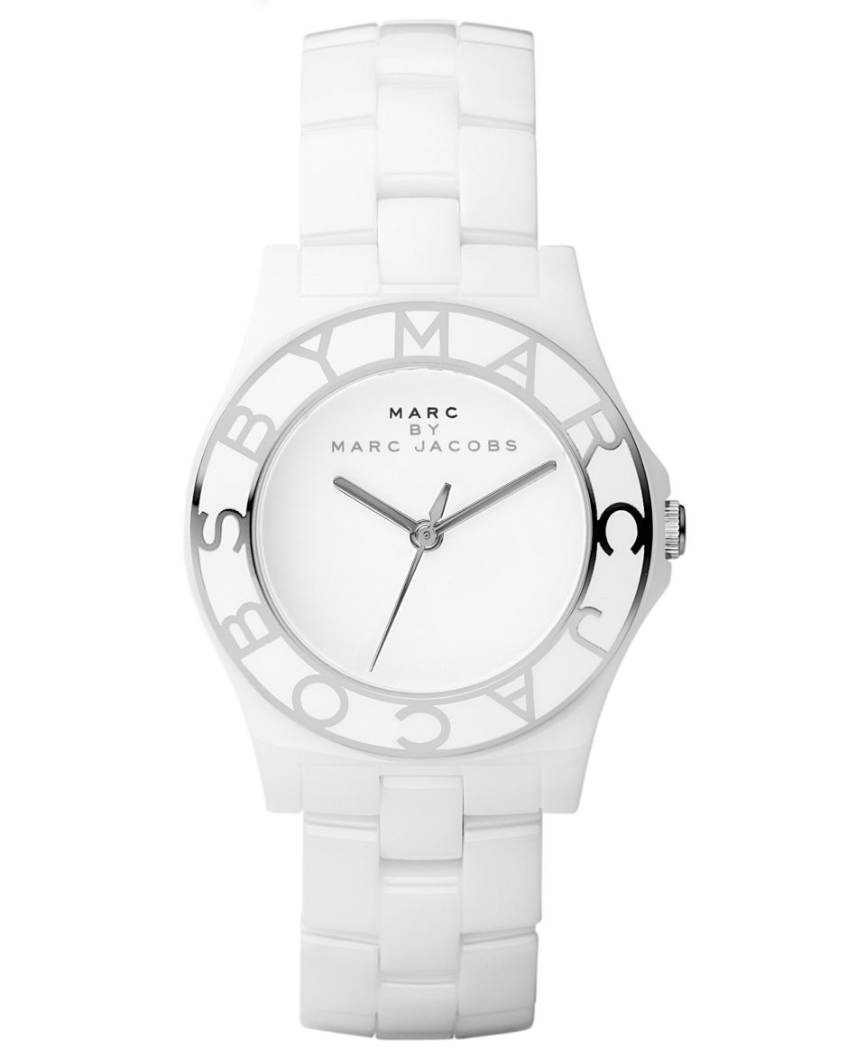Marc by Marc Jacobs Watch, Womens White Ceramic Bracelet MBM9500   Watches   Jewelry & Watches