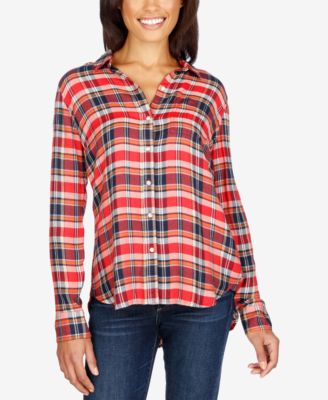 lucky brand bungalow plaid shirt