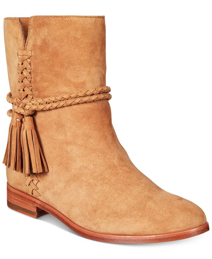 Frye Women's Tina Whipstitch Tassel Booties & Reviews - Boots - Shoes ...