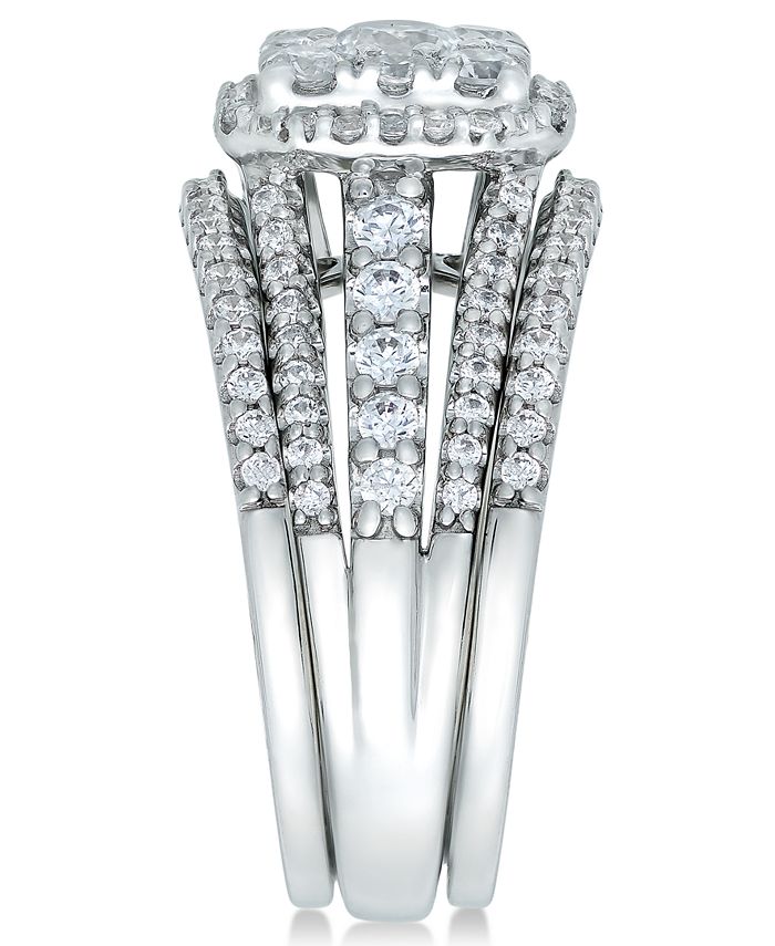 Macy's Diamond Bridal Set (11/2 ct. t.w.) in 14k White Gold & Reviews
