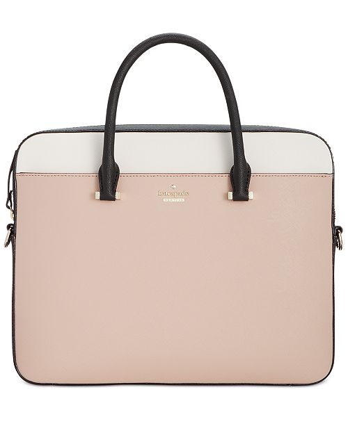 Kate Spade New York 13 Inch Saffiano Laptop Bag Reviews Handbags Accessories Macy S
