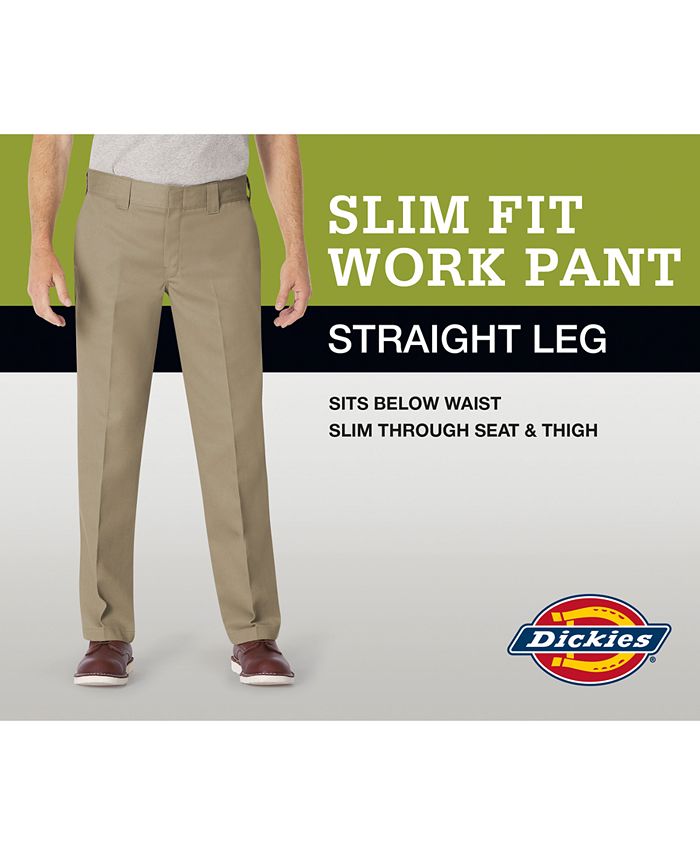 men's slim fit work pants