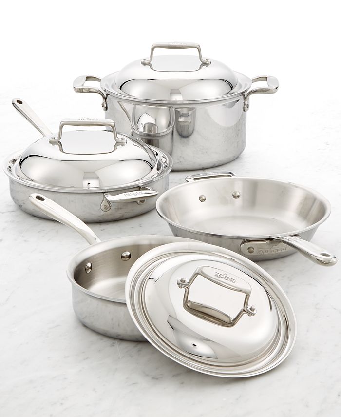 AllClad d7 Stainless Steel 7Pc. Cookware Set & Reviews Cookware
