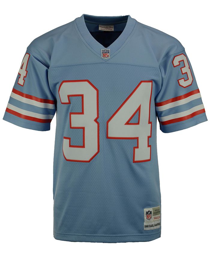Mitchell & Ness Men's Earl Campbell Houston Oilers Replica Throwback