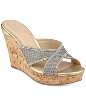 wedge slide sandal