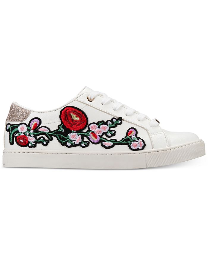 ALDO Women's Kinza Embroidered Lace-Up Sneakers & Reviews - Athletic ...