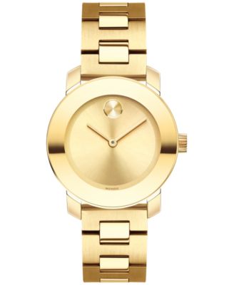 all gold movado