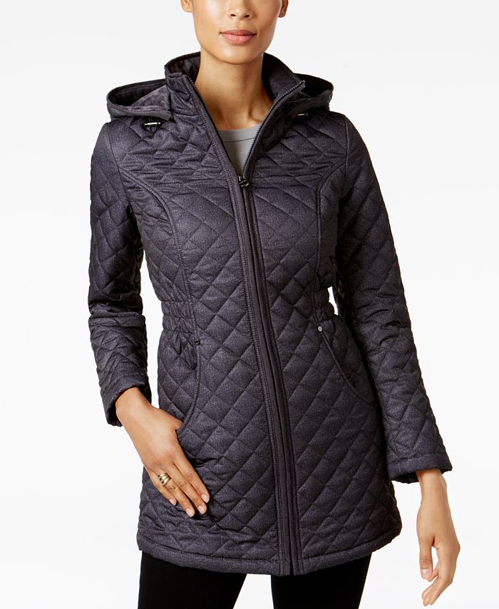 Laundry by Shelli Segal Faux-Fur-Lined Quilted Coat & Reviews - Coats ...
