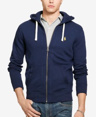 polo signature fleece hoodie