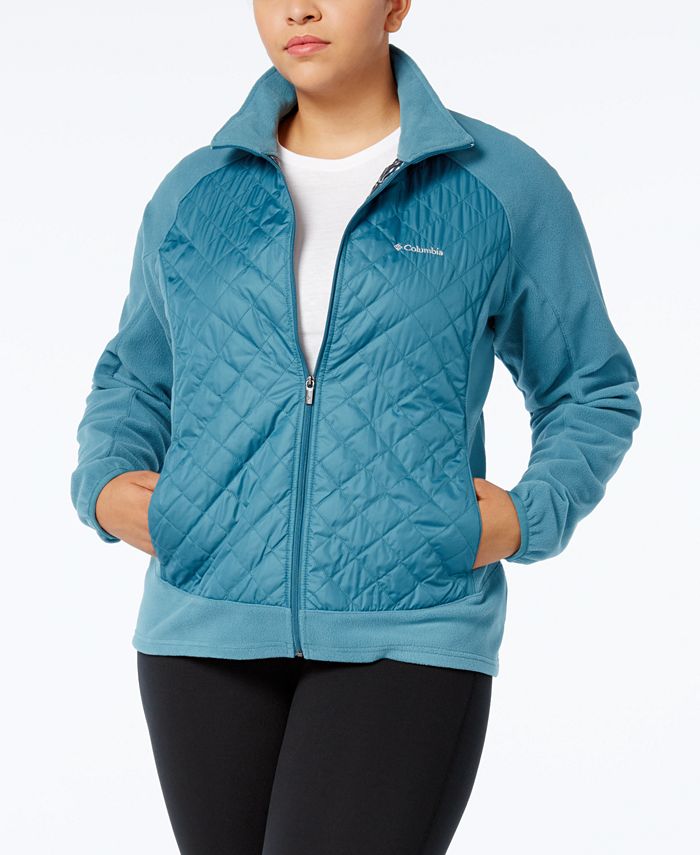 Columbia Plus Size Warmer Days Quilted Fleece Jacket & Reviews Women