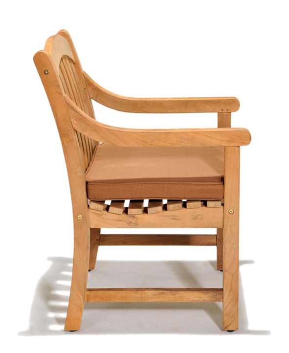 Furniture Bristol Teak Outdoor Dining Chair, Created for ...