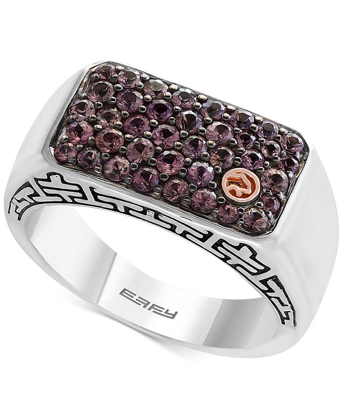 EFFY Collection EFFY® Men's Brown Sapphire Cluster Ring (11/3 ct. t.w