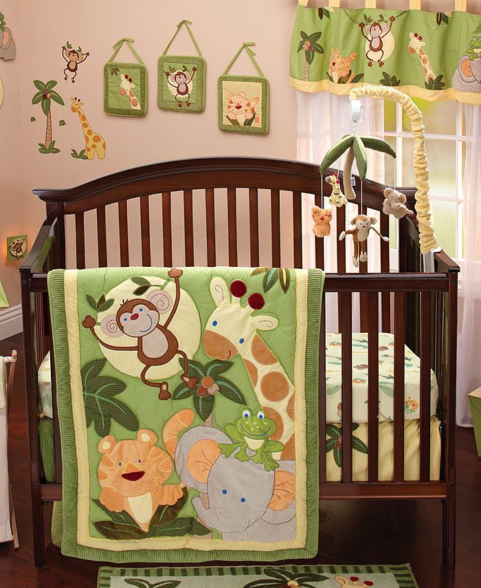 NoJo Jungle Babies 8Pc. Crib Bedding Set & Reviews Bed in a Bag