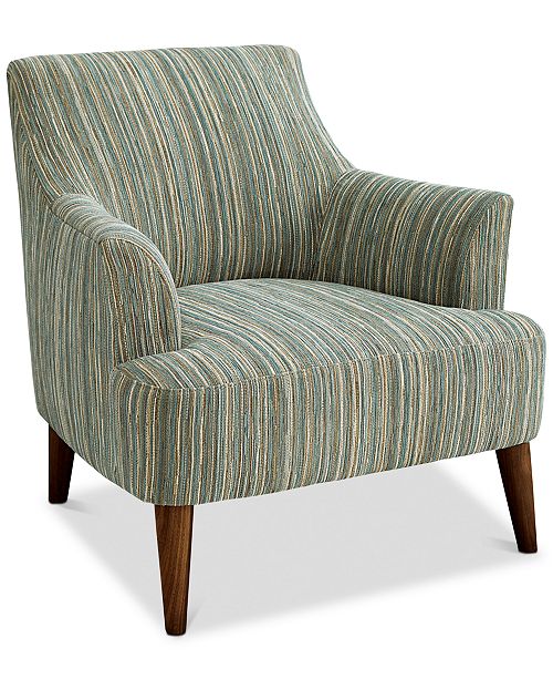 Furniture Lidia Fabric Accent Chair Created For Macy S Reviews Chairs Furniture Macy S