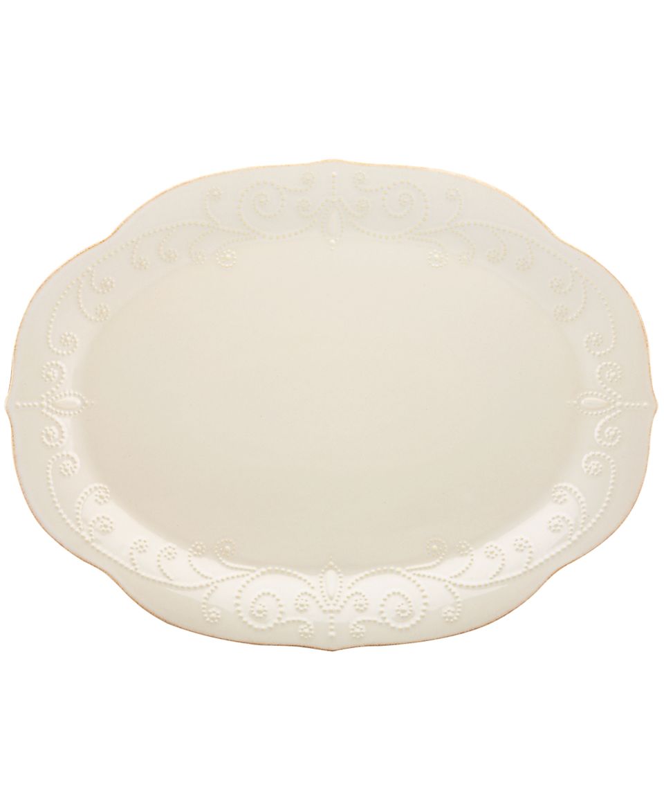 Lenox Dinnerware, French Perle White Hors DOeuvre Tray   Casual