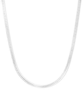 Macy's 14k White Gold Necklace, 18 