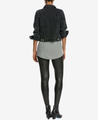 macys spanx leather leggings