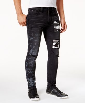 macy's black jeans mens