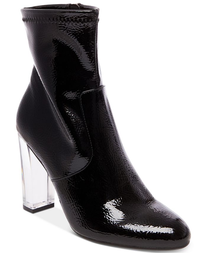 steve madden booties block heel