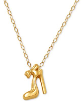 high heel shoe necklace