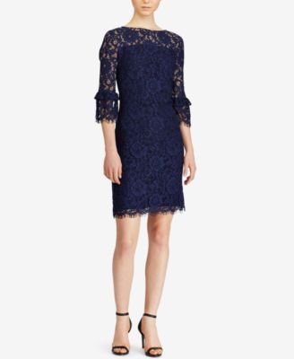 ralph lauren lace dress macy's